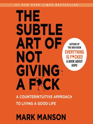 The subtle art of not giving audiobook